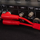 UDG Ultimate Audio Cable Set RCA Dritto-RCA Angolato Rosso 3m