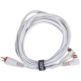 UDG Ultimate Audio Cable Set RCA Dritto-RCA Angolato Bianco 3m