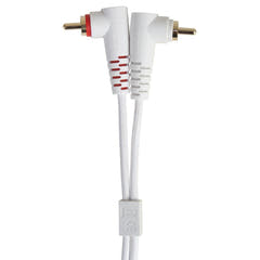 UDG Ultimate Audio Cable Set RCA Dritto-RCA Angolato Bianco 3m