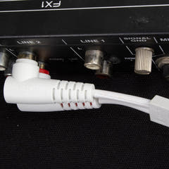 UDG Ultimate Audio Cable Set RCA Dritto-RCA Angolato Bianco 3m