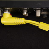UDG Ultimate Audio Cable Set RCA Dritto-RCA Angolato Giallo 3m
