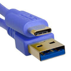 UDG Ultimate Cavo USB 3.2 C-A Blu Dritto 1,5m