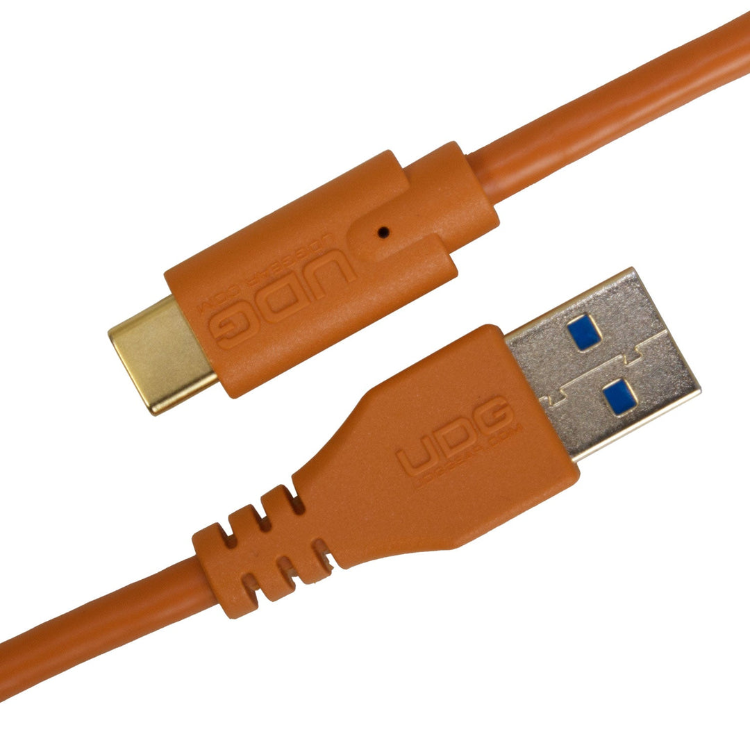 UDG Ultimate Cable USB 3.2 C-A Arancione Dritto 1,5m