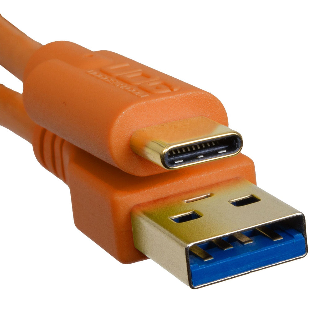 UDG Ultimate Cable USB 3.2 C-A Arancione Dritto 1,5m