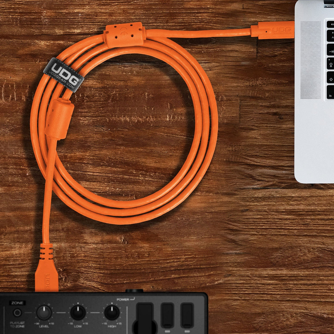 UDG Ultimate Cable USB 3.2 C-A Arancione Dritto 1,5m