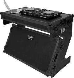 UDG Ultimate Flight Case Portable Z-Style DJ Table Nero Plus (Wheels)