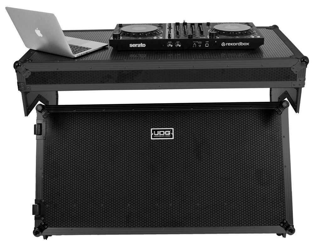 UDG Ultimate Flight Case Portable Z-Style DJ Table Nero Plus (Wheels)