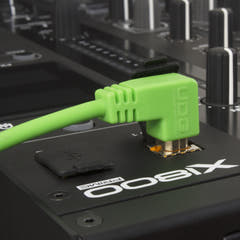 UDG Ultimate Audio Cable USB 2.0 A-B Verde Angolato 3m