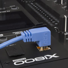 UDG Ultimate Cavo Audio USB 2.0 A-B Blu Angolato 1m