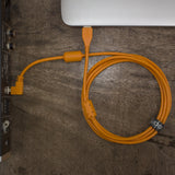 UDG Ultimate Audio Cable USB 2.0 A-B Arancione Angolato 2m