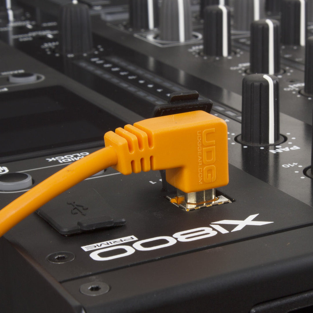 UDG Ultimate Audio Cable USB 2.0 A-B Arancione Angolato 1m