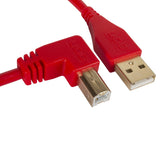 UDG Ultimate Cavo Audio USB 2.0 A-B Rosso Angolato 3m