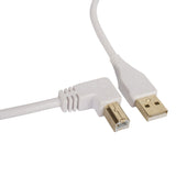 UDG Ultimate Audio Cable USB 2.0 A-B Bianco Angolato 1m