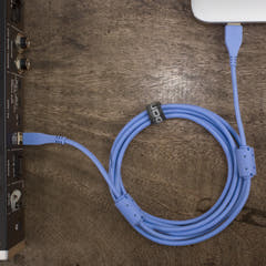 UDG Ultimate Audio Cable USB 2.0 A-B Blu Dritto 3m