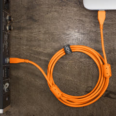 UDG Ultimate Audio Cable USB 2.0 A-B Arancione Dritto 3m