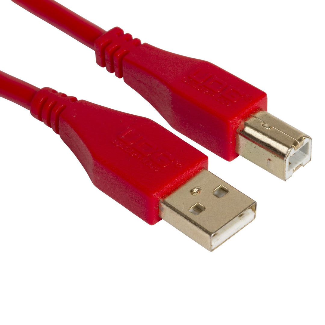 UDG Ultimate Audio Cable USB 2.0 A-B Rosso Dritto 2m
