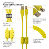 UDG Ultimate Audio Cable USB 2.0 A-B Giallo Dritto 2m