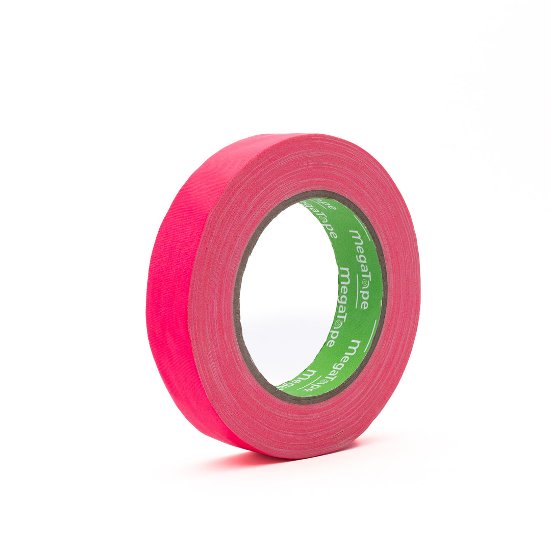 UT120 Skrivbar Neon Glow Gaffa tape 25 mm x 25 m. Pink