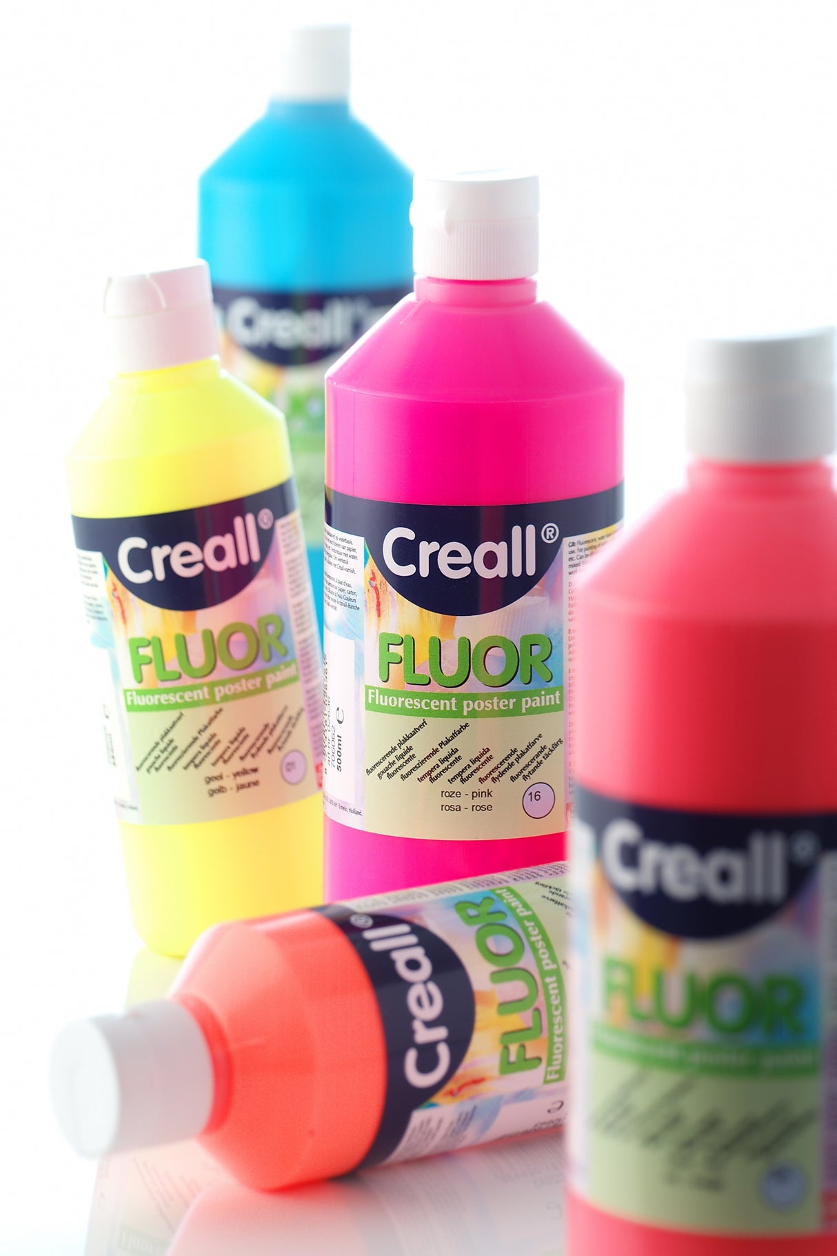 UV paint, 6 x 250 ml