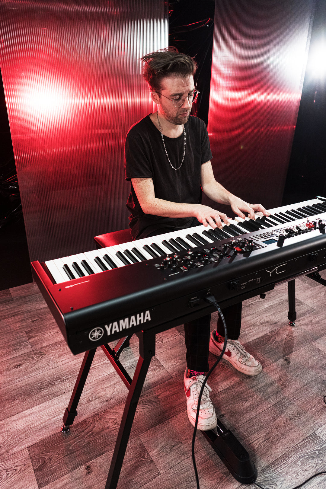 Yamaha YC88 Digital Stage Tastiere (Natural Wood)