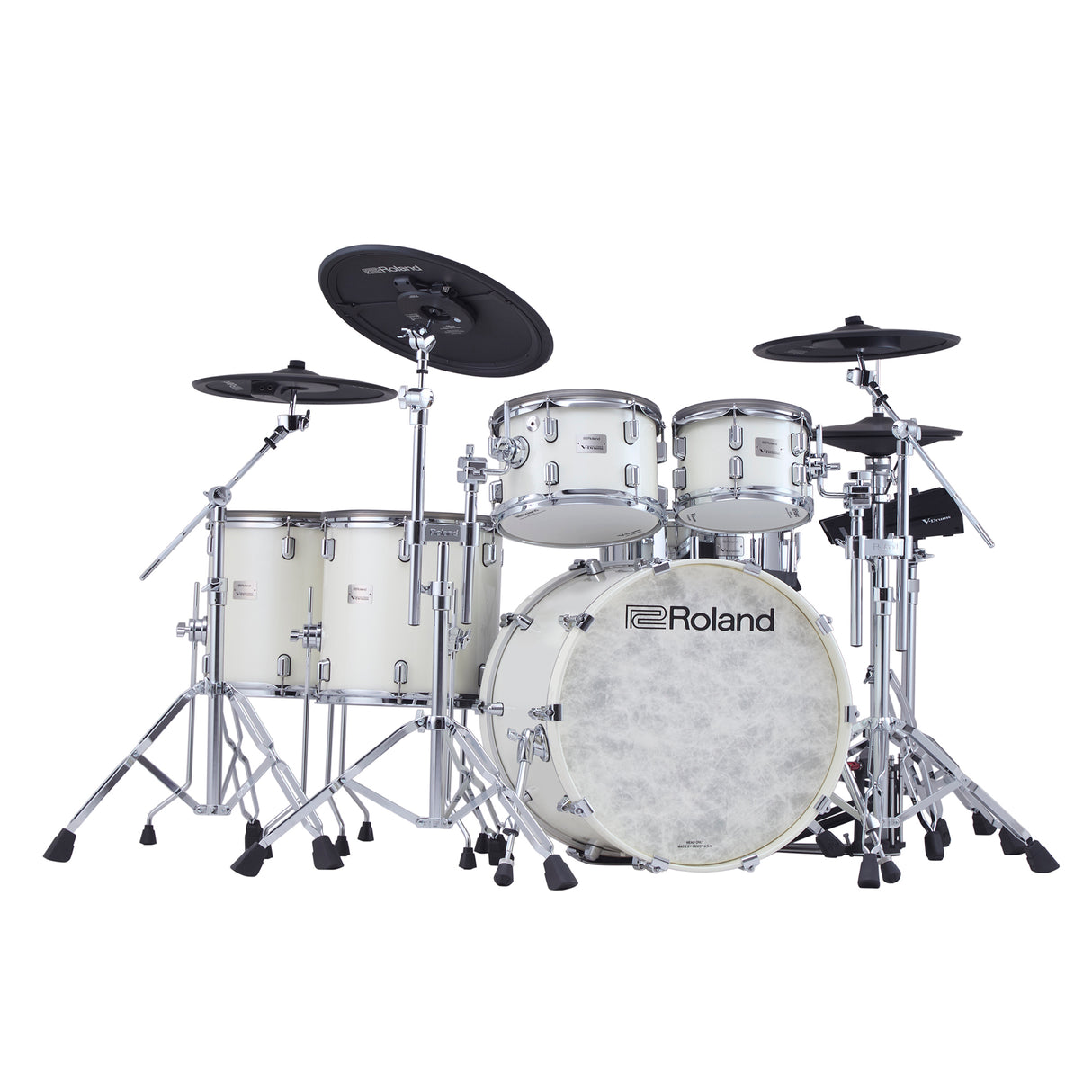 Roland VAD716 Acoustic Design V-Drums (Pearl White)