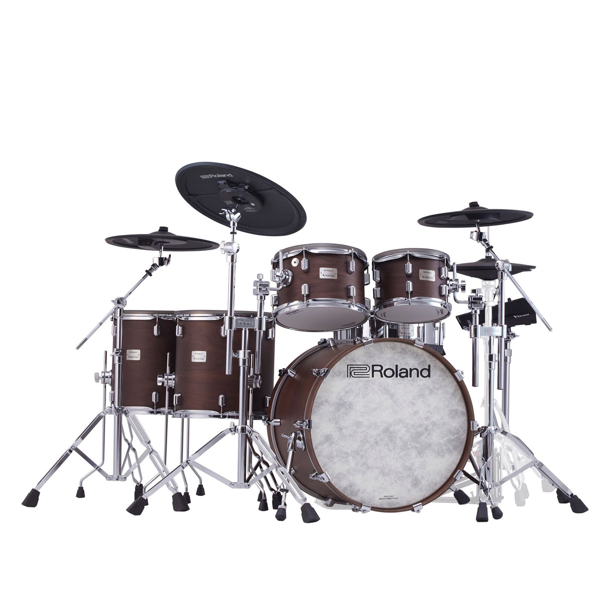 Roland VAD716 Acoustic Design V-Drums (Satin Walnut)