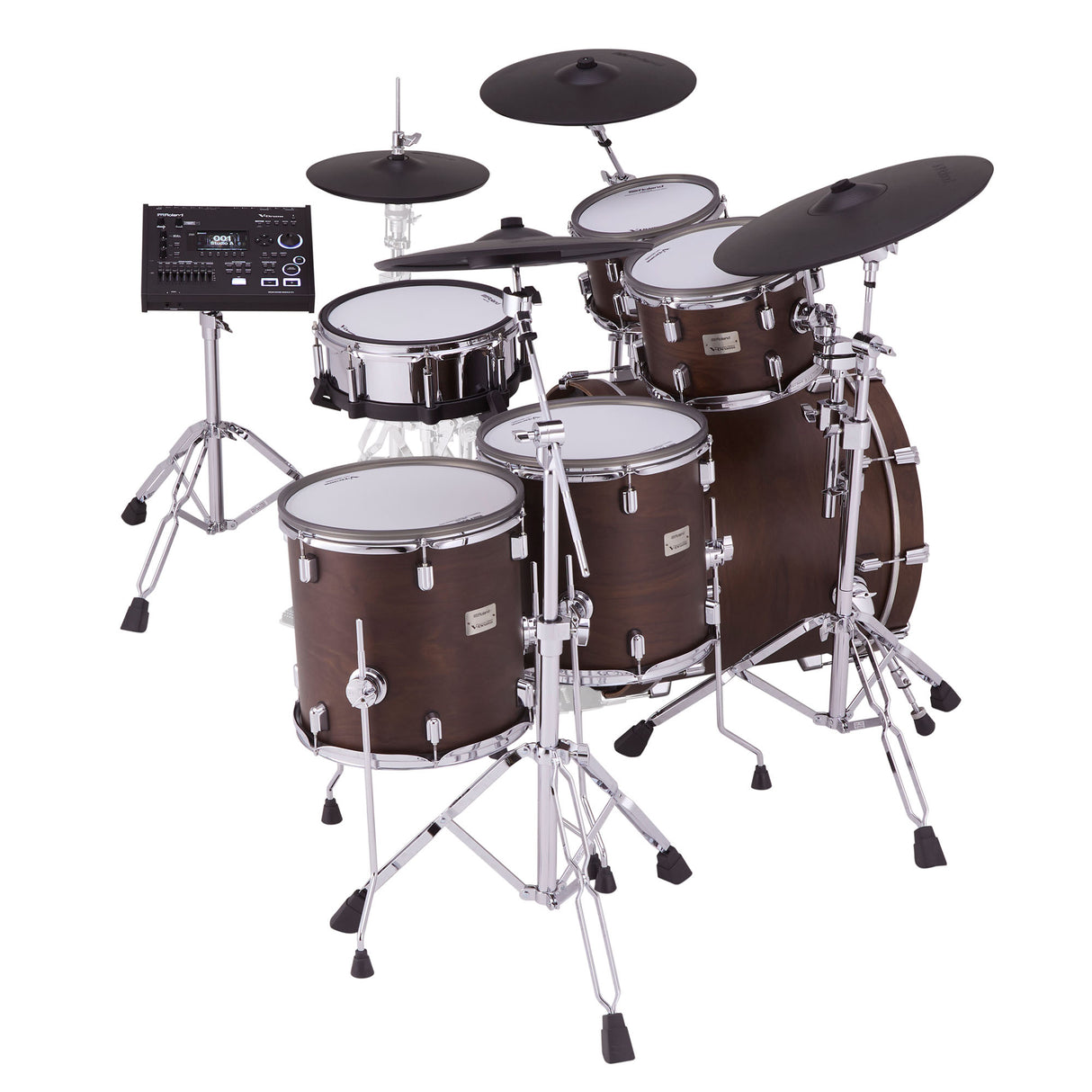 Roland VAD716 Acoustic Design V-Drums (Satin Walnut)