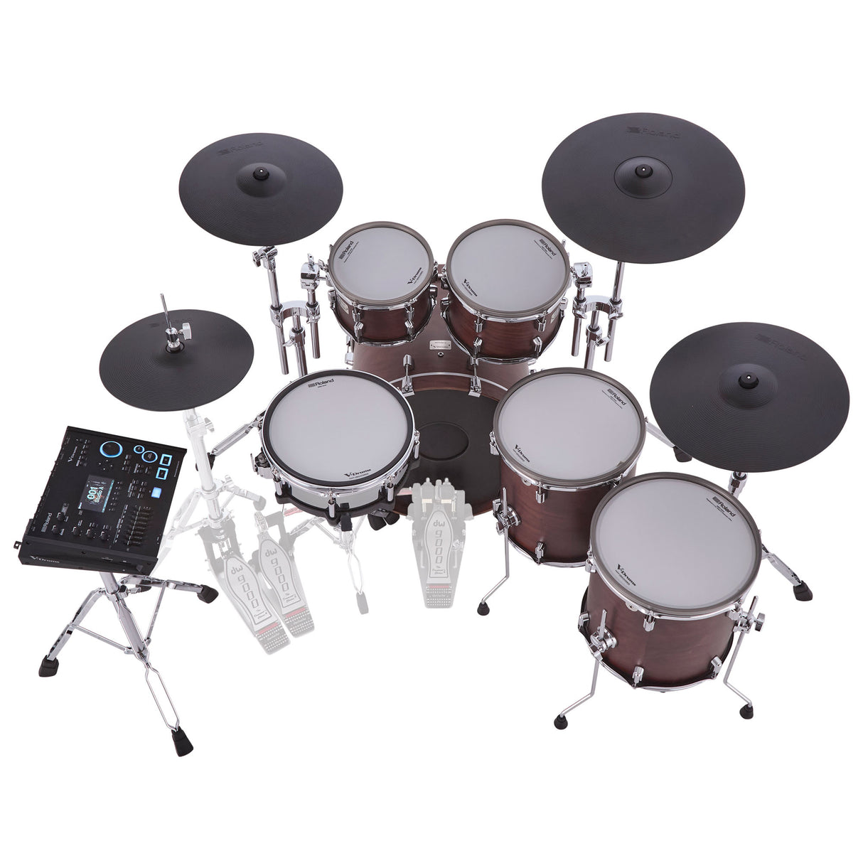 Roland VAD716 Acoustic Design V-Drums (Satin Walnut)