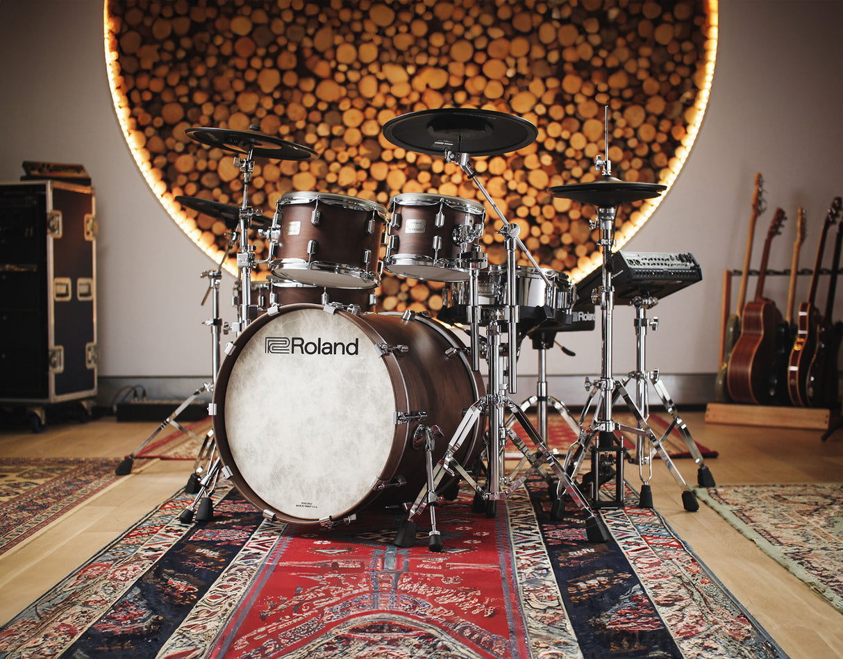 Roland VAD716 Acoustic Design V-Drums (Satin Walnut)