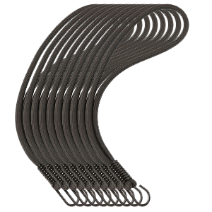 Spannfix Elastic 10 pcs (Black)