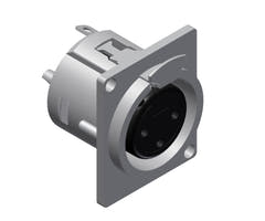 XLR chassis femmina a 3 poli serie D