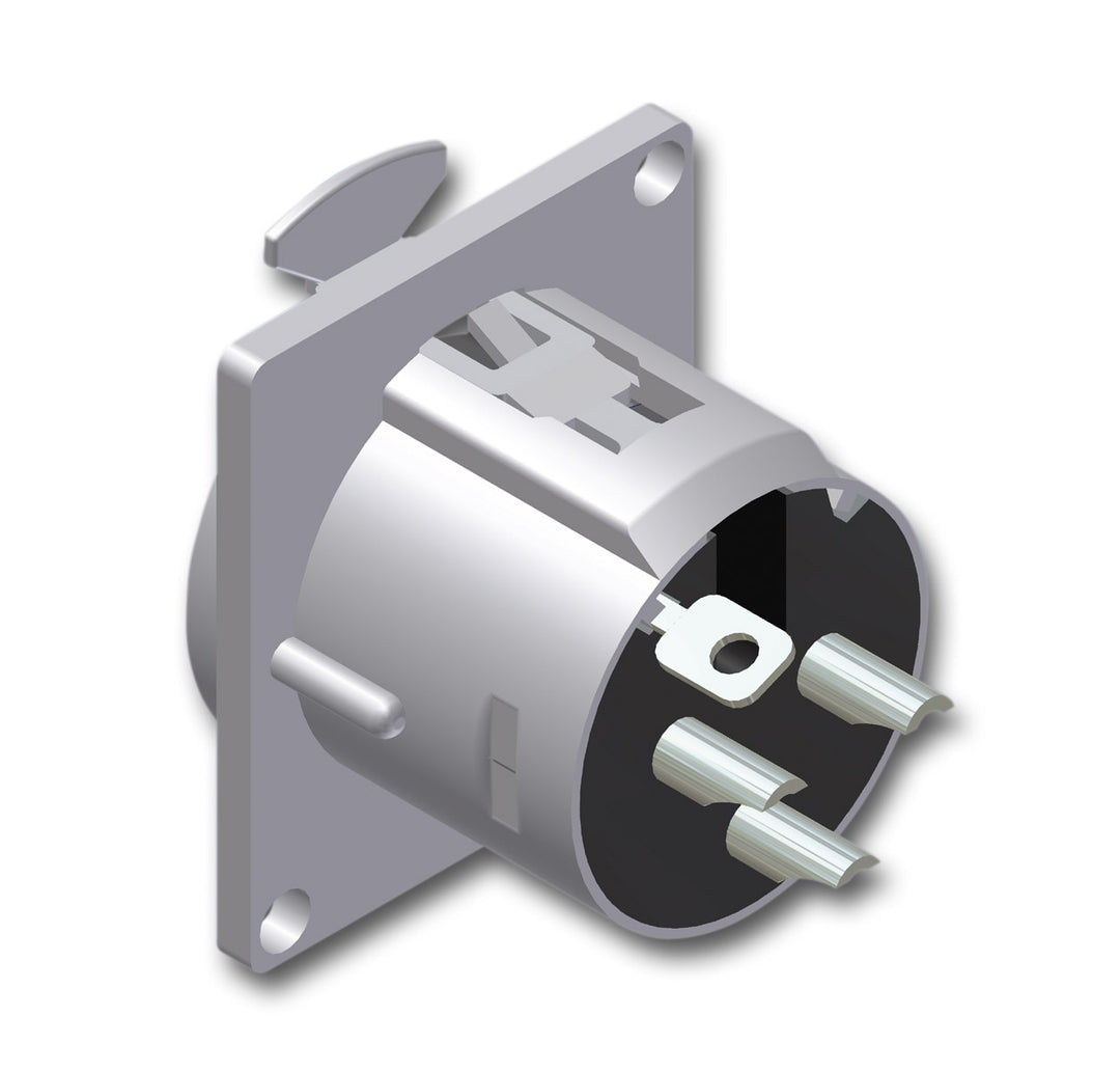 XLR chassis femmina a 3 poli serie D