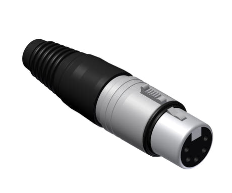 XLR stik 5-pole hun kabel