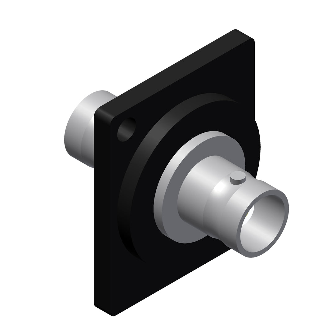 BNC da pannello 2 x femmina, 75 Ohm