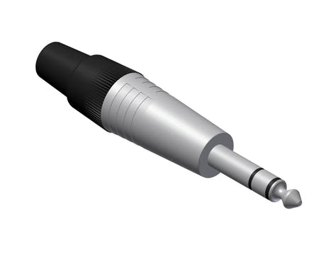 Connettore jack stereo maschio