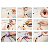 ProCab CAT6A RJ45 modular stik, uskærmet