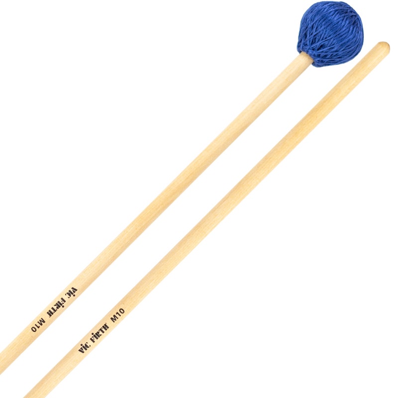 Vic Firth M10 American Custom Tastiere, Extra Hard-Blue Cord