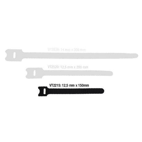 Kabelstrop Velcro Hook & Loop 10 pz. (150mm)