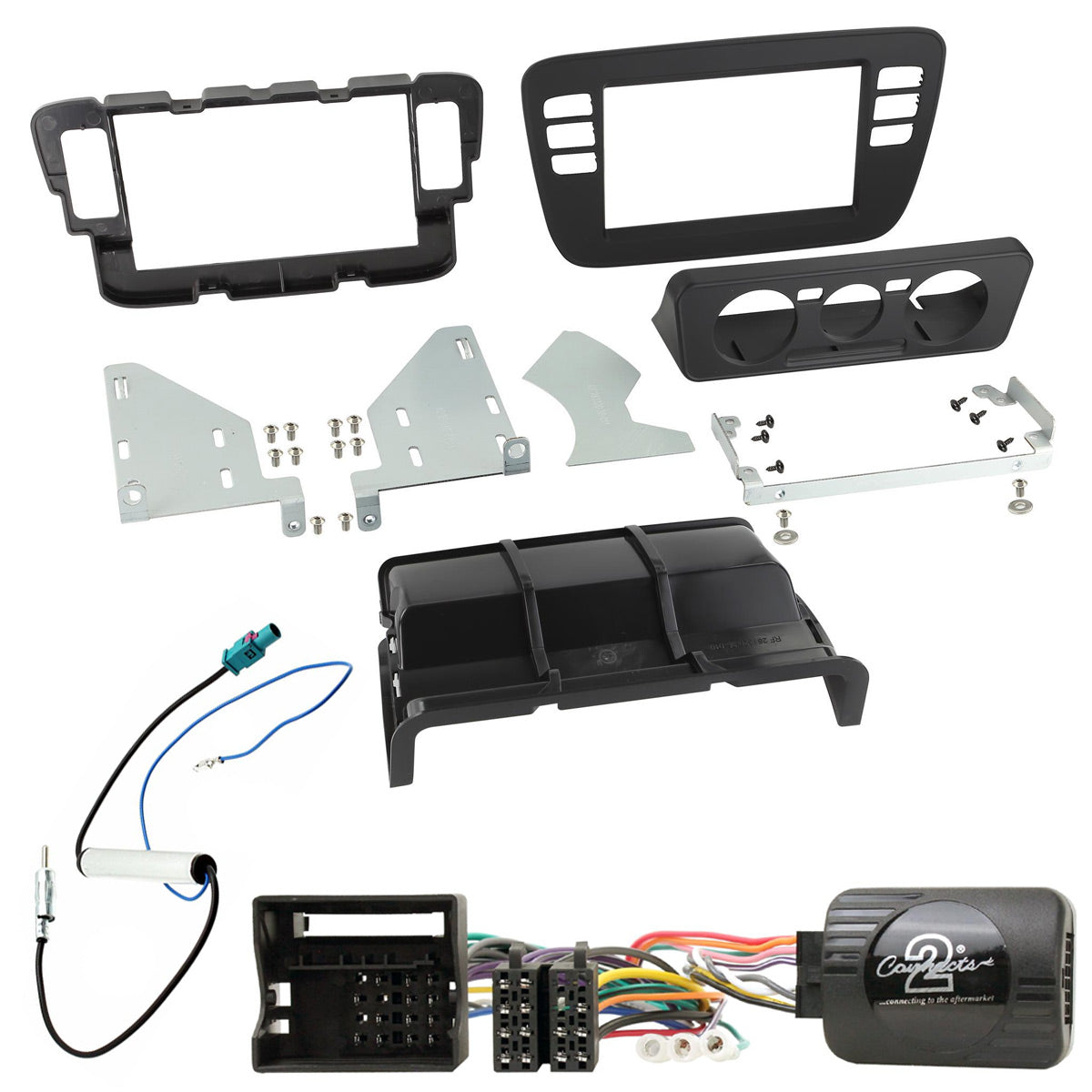 Kit di montaggio per Mii, Citigo e Up (Nero)