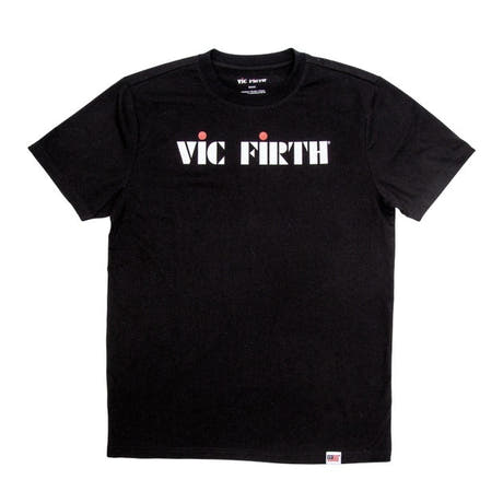 Vic Firth Classic Logo Black Maglietta - Large