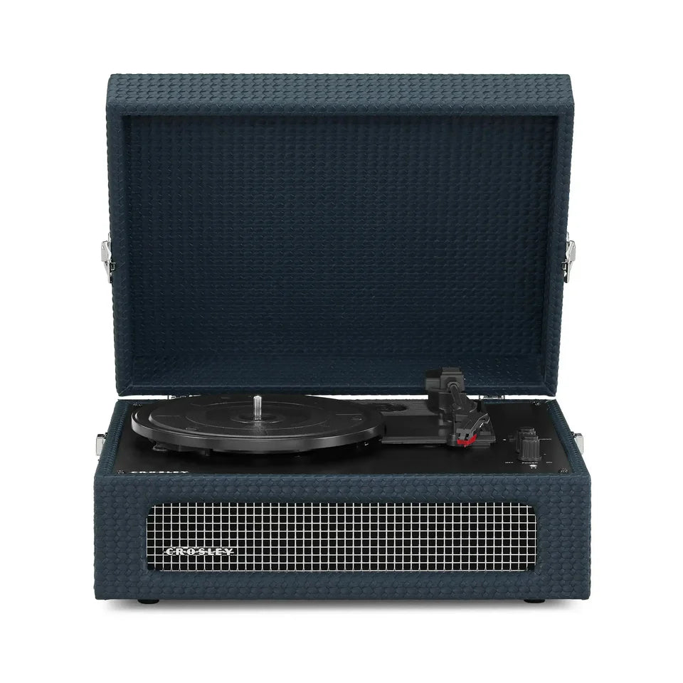 Crosley Voyager Giradischi Bluetooth bidirezionale (Navy Blue)