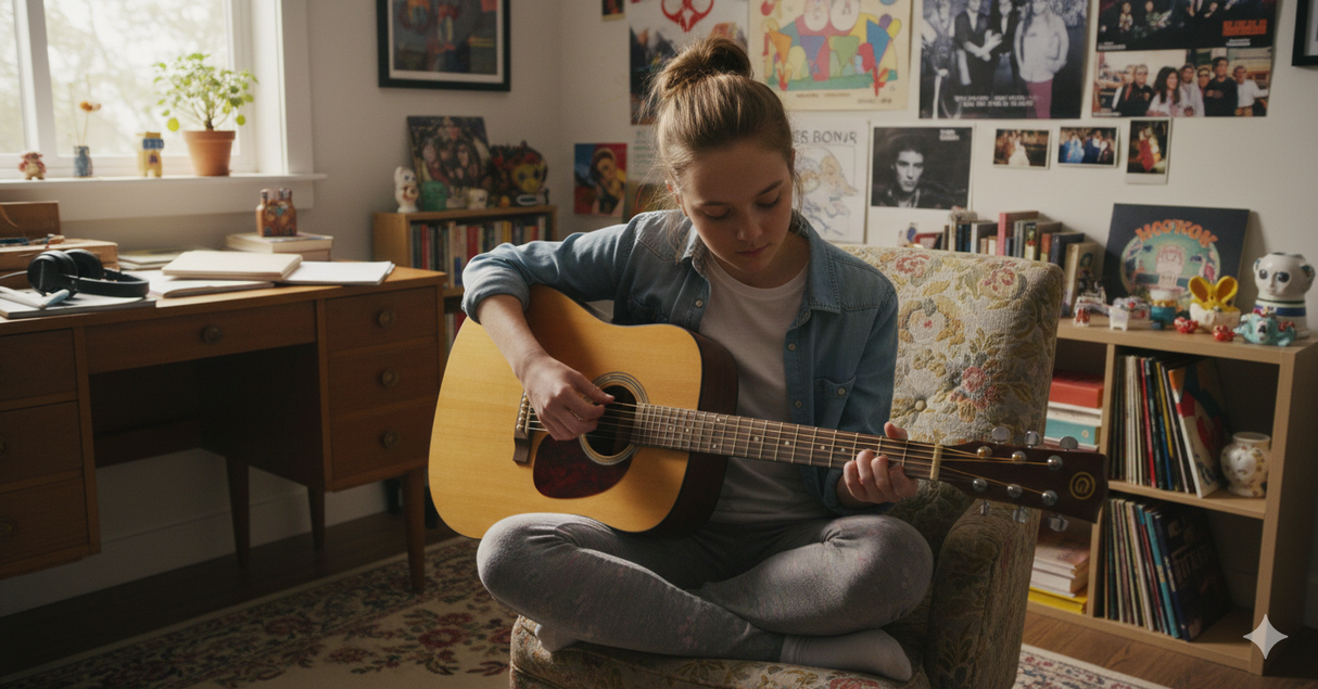 Grooveland Western Guitar med pickup