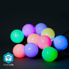 SmartLife Catena Luminosa Decorativa con 10 Lampadine LED