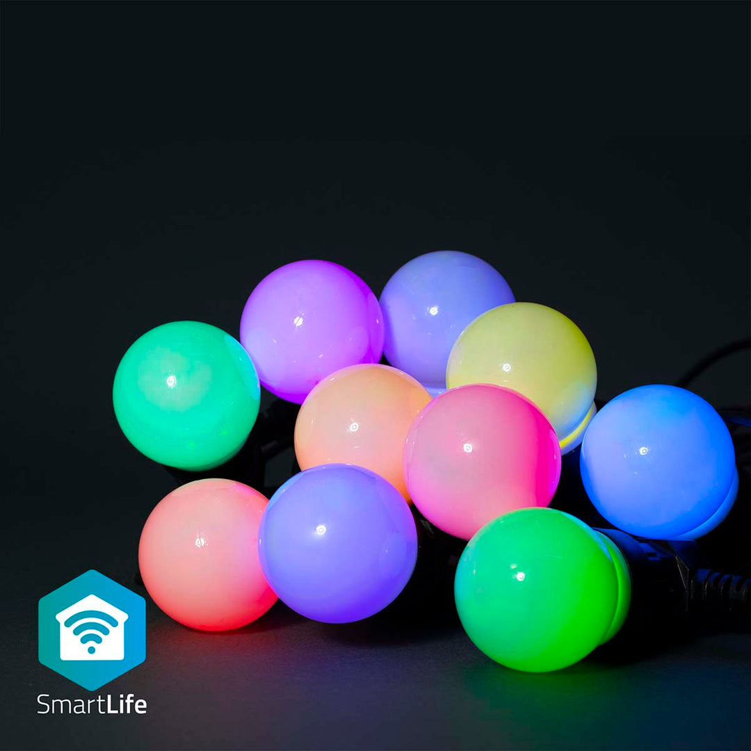SmartLife Catena Luminosa Decorativa con 10 Lampadine LED