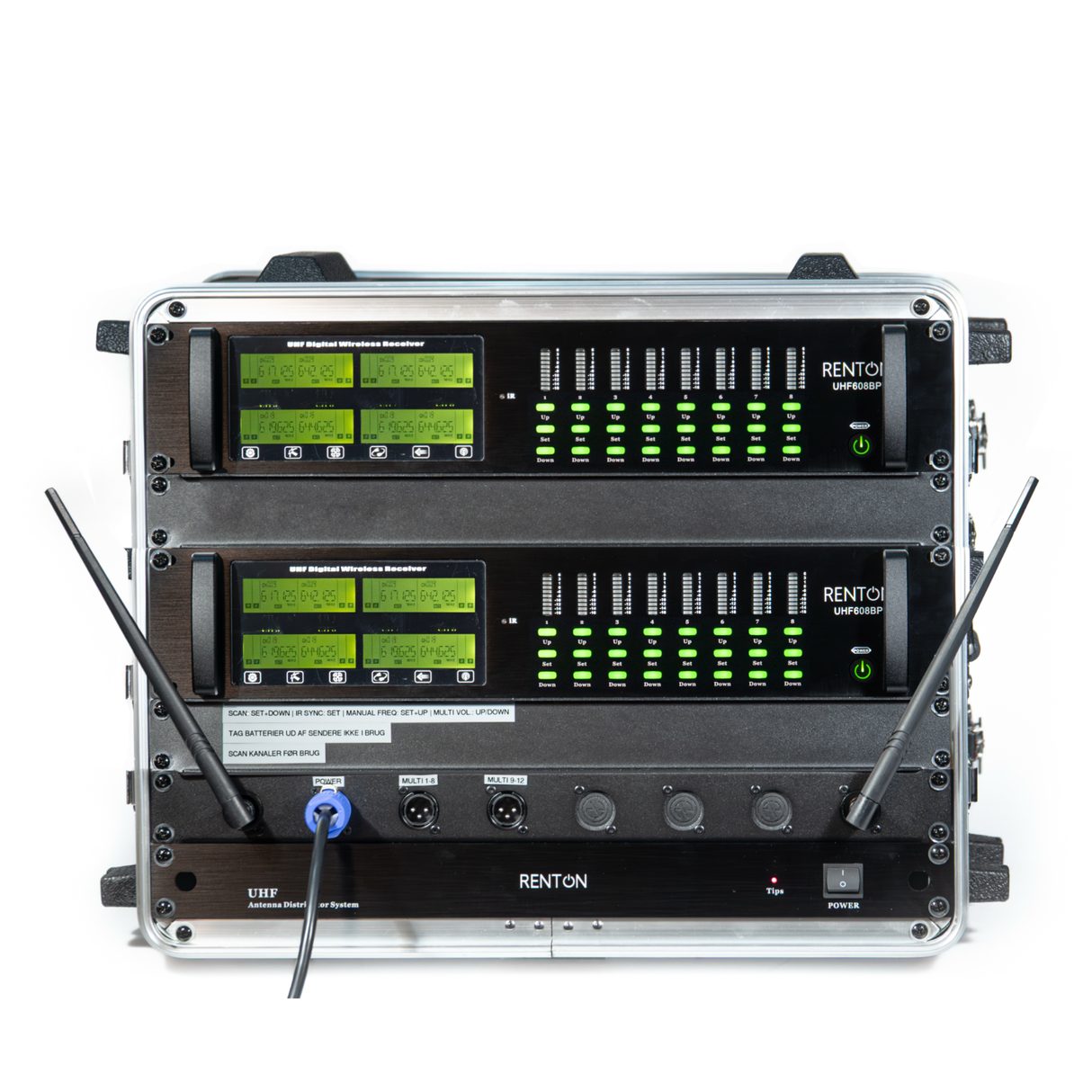 Renton Rack Trådløst System (16 Håndholdt)