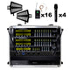 Renton Rack Wireless Combo System (4 Handheld + 16 Headsets)