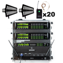 Renton Rack Trådløst System (20 Headset)