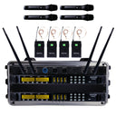 Renton Rack Trådløst Kombi System (4 Håndholdt + 4 Headset)