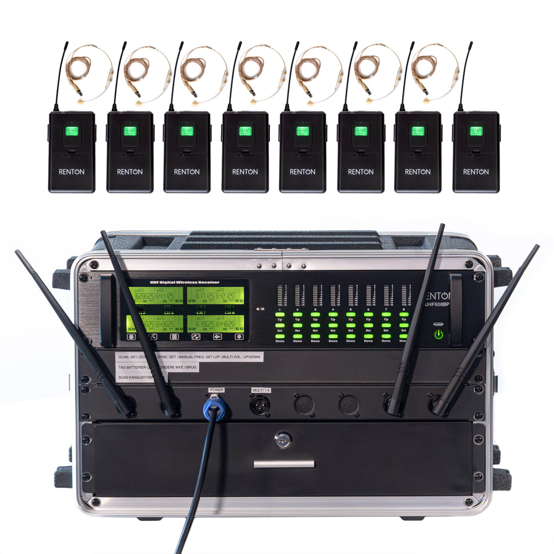 Renton Rack Trådløst System (8 Headset)