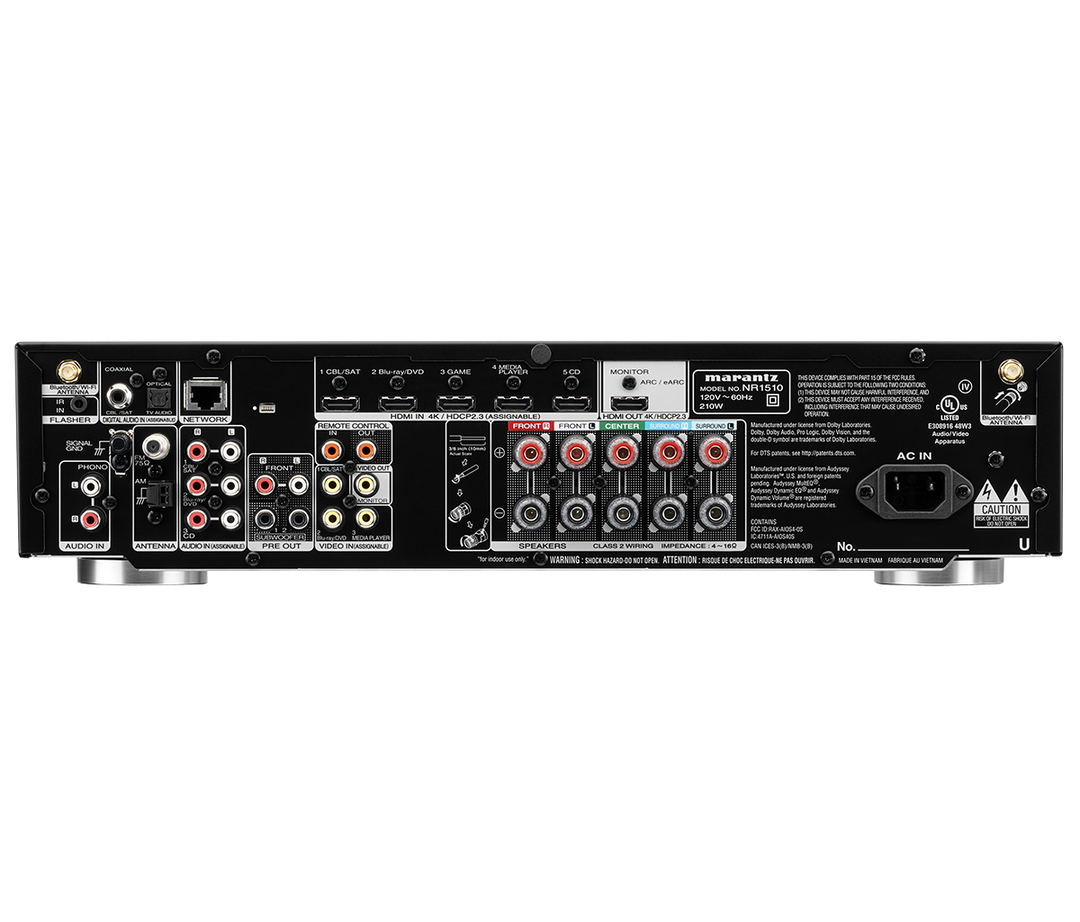 Marantz NR1510/N1B 5.2 Ricevitore Surround (Nero)
